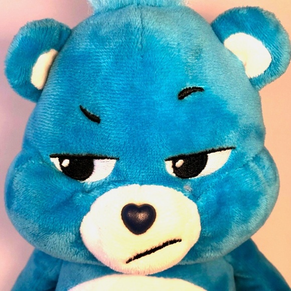 Care Bears Grumpy Bear 10" Plush - Unlock The Magic - Blue - EUC - Picture 6 of 7